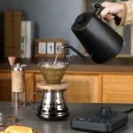 110V/220V Gooseneck Electric Kettle 1.0L Hand Brew Coffee Pot Smart Teapot Temperature Control Pot 1200W Rapid Heating Kettle - Image 2