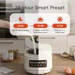 110V/220V 5L Smart Rice Cooker 8-Intelligent Programme 900W Multicooker Rice Cooker 24H Timer Keep-Warm Electric Rice Cooker - Image 4