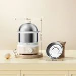 360W Electric Egg Boiler Breakfast Machine Multicooker Steamer Automatic Egg Cookers Home Egg Custard Steaming Cooker with Timer - Image 6
