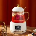 400ml Electric Kettle Health Preserving Pot Boiled Water Kettle Glass Stew Cup Multi-functional Teapot For Office Home 220V - Image 5