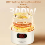110V/220V Electric Kettle Portable Heating Cup Multifunction Boiled Water Pot Outdoors Thermo Pot Adjustable Temperature Kettles - Image 4