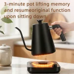 110V/220V Gooseneck Electric Kettle 1.0L Temperature Control Stainless Steel Inner Quick Heating 1200W Anti-dry Protection - Image 6