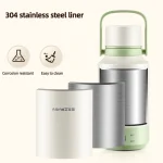 1000ML Electric Kettle Portable Heating Cup Multifunction Boiled Water Pot Outdoors Teapot 4 gear Temperature Adjustable Kettles - Image 6