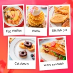 650W Electric Sandwich Maker Waffle Maker Toaster Baking Multifunction Breakfast Machine Takoyaki Donuts Sandwichera 220V - Image 5