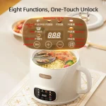 2.5L Multifunctional Rice Cooker Household Porridge Cooking Rice Cooker With Steamer Double Layer Non-Stick Electric Cooker 220V - Image 4