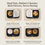Double Gallbladder Rice Cooker Smart Low-Sugar Rice Cooker for 4-5 People Household Electric Cooking Machine Food Warmer Steamer - Image 6