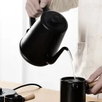 220V Electric Kettle Household Gooseneck TeaPot 1.0L Water Boiler Hand Brewing Coffee Pot Tea Maker 304 Stainless Steel Liner - Image 2