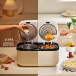 Double Gallbladder Rice Cooker Smart Low-Sugar Rice Cooker for 4-5 People Household Electric Cooking Machine Food Warmer Steamer - Image 3