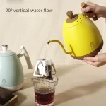 1000ML Electric Kettle Gooseneck Hand Brew Coffee Pot 1350W Slender Fine-mouth Jug 304 Stainless Steel Teapot Kettles 220V - Image 2