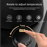 110V/220V Gooseneck Electric Kettle 1.0L Temperature Control Stainless Steel Inner Quick Heating 1200W Anti-dry Protection - Image 4