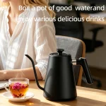 110V/220V Gooseneck Electric Kettle 1.0L Temperature Control Stainless Steel Inner Quick Heating 1200W Anti-dry Protection - Image 5