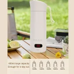 110V/220V Electric Kettle Portable Heating Cup Multifunction Boiled Water Pot Outdoors Thermo Pot Adjustable Temperature Kettles - Image 3