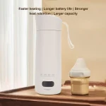 110V/220V Electric Kettle Portable Heating Cup Multifunction Boiled Water Pot Outdoors Thermo Pot Adjustable Temperature Kettles - Image 2
