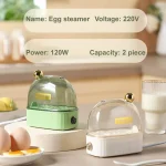 2 Eggs Boiler Steamer Egg Cooker Multifunctional Breakfast Machine Automatic Power Off Omelette Cooking Tools Kitchen Utensil - Image 6