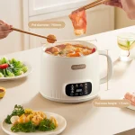 2.5L Multifunctional Rice Cooker Household Porridge Cooking Rice Cooker With Steamer Double Layer Non-Stick Electric Cooker 220V - Image 5