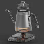 27oz Gooseneck Electric Kettle 92℃ Temperature Auto Shut Off Digital Display Touchscreen 304 Stainless Steel - Image 5